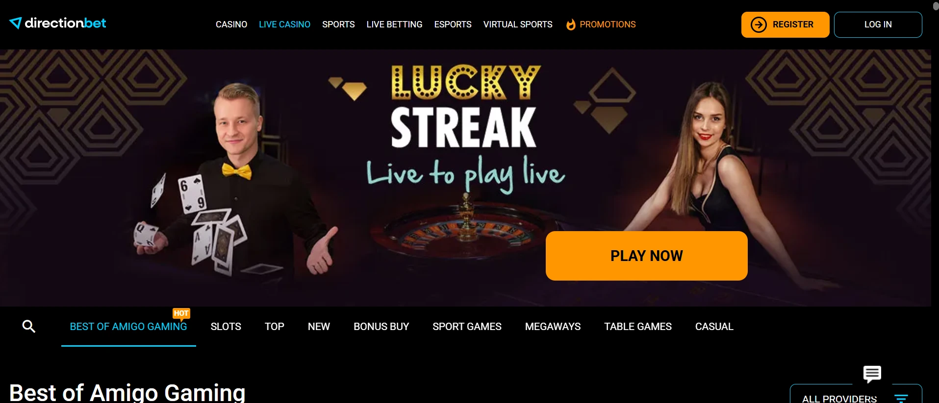 Directionbet online sázení